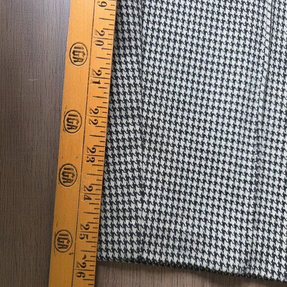 EUC NINE WEST HOUNDSTOOTH CURVY RELAXED CROP PANTS SIZE LARGE - Picture 14 of 14